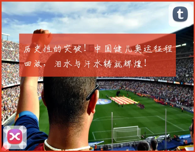 历史性的突破！中国健儿奥运征程回放，泪水与汗水铸就辉煌！